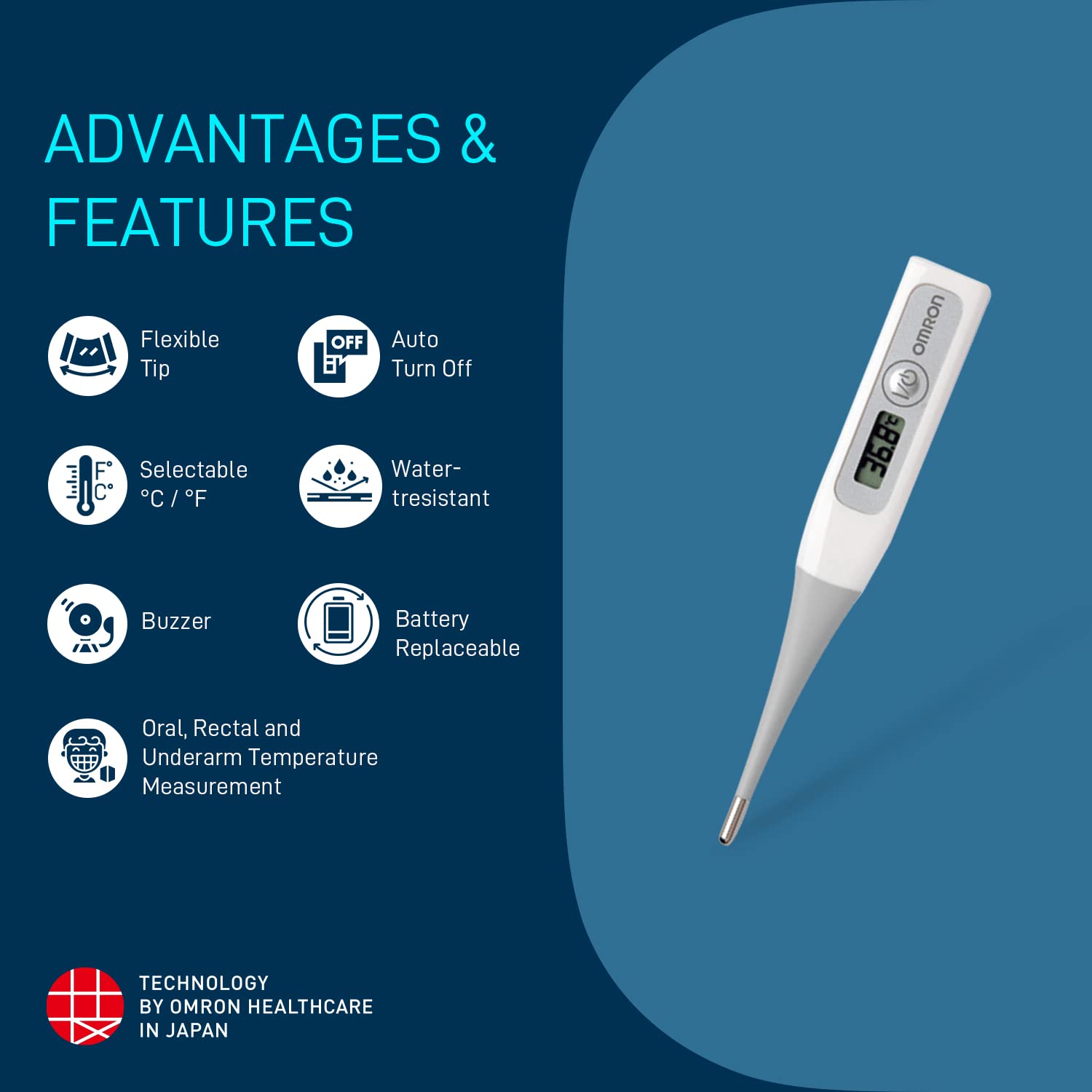 تب سنج دیجیتال امرن مدل MC-343F
